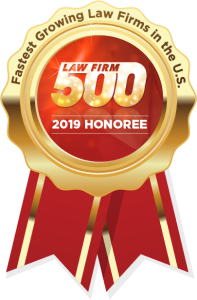 Quiroga Law in Law Firm 500 2019 Honoree