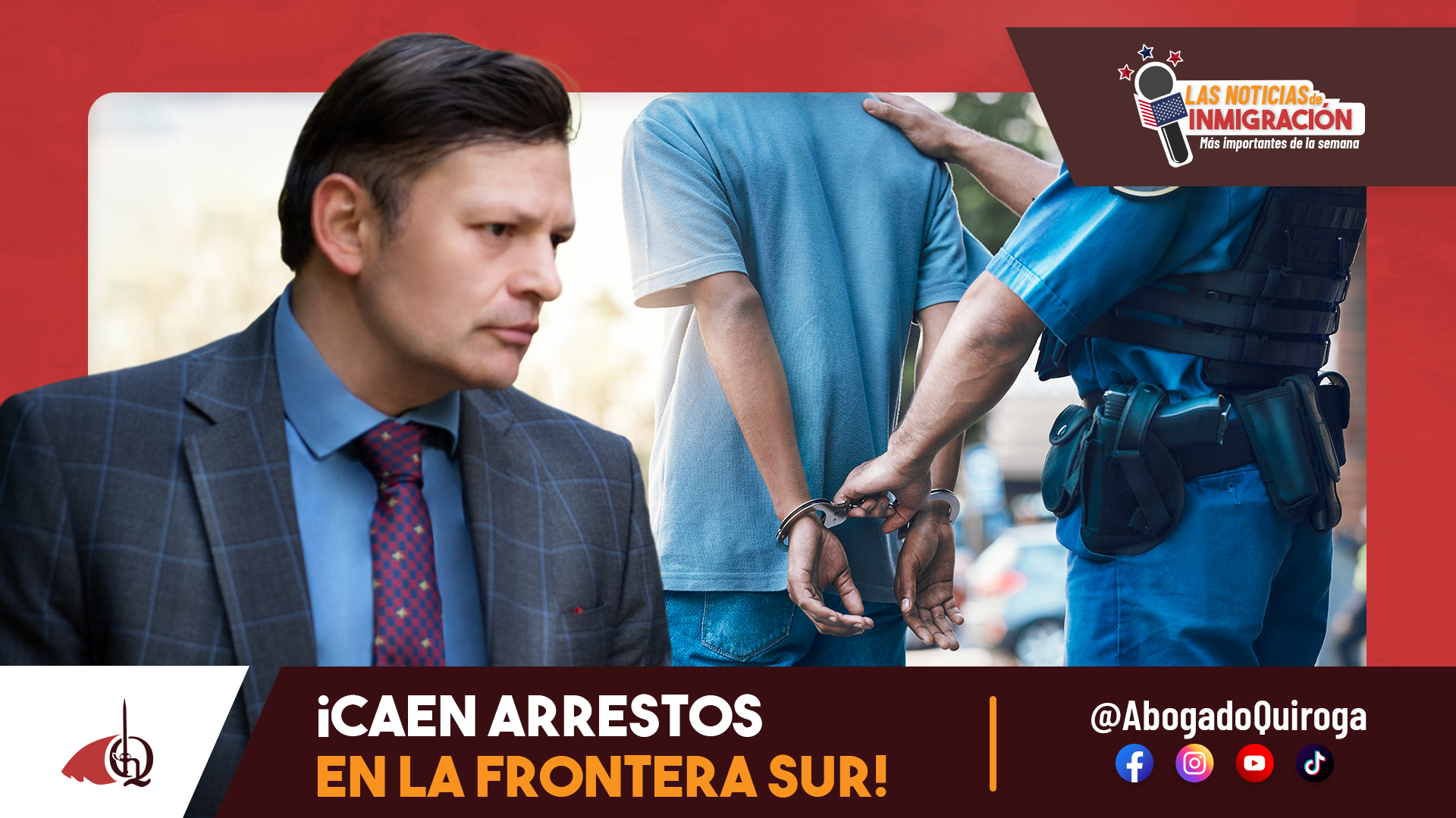 ¡Caen arrestos en la frontera sur!