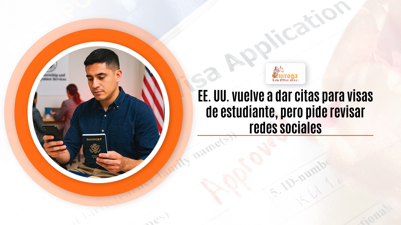 EE. UU. vuelve a dar citas para visas de estudiante, pero pide revisar redes sociales