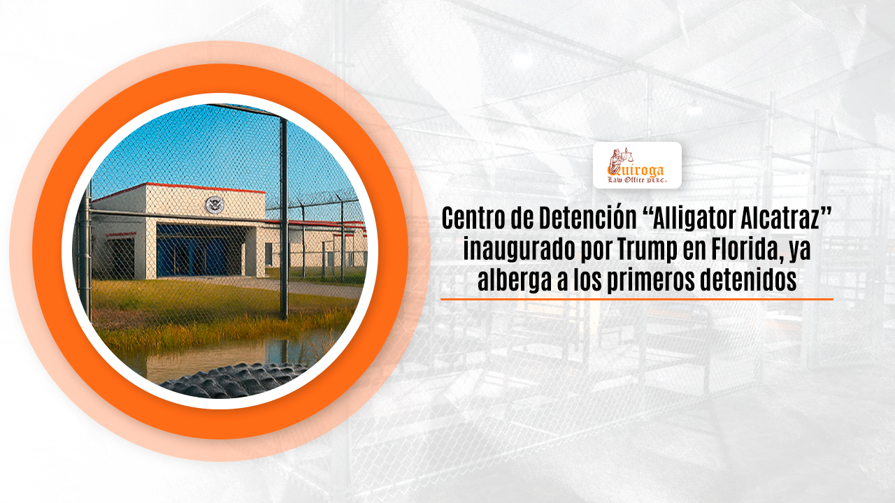 Centro de Detención “Alligator Alcatraz” inaugurado por Trump en Florida, ya alberga a los primeros detenidos