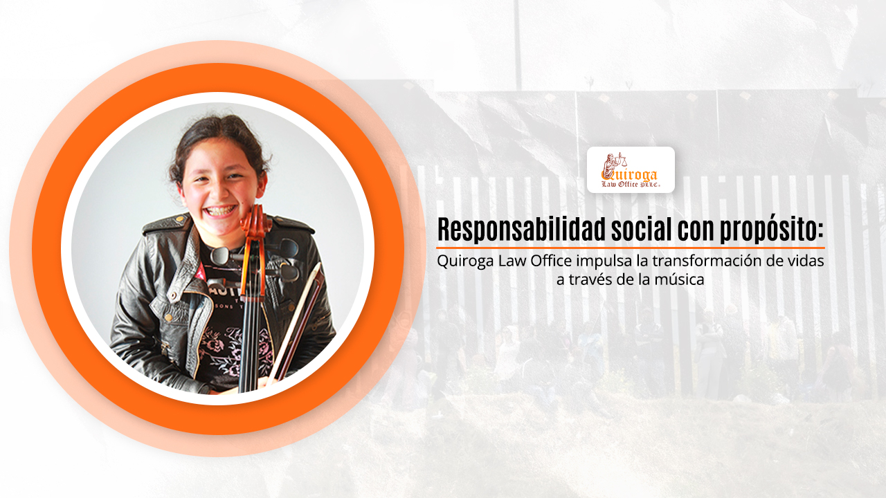 Responsabilidad social con propósito. Quiroga Law Office impulsa la transformación de vidas a través de la música