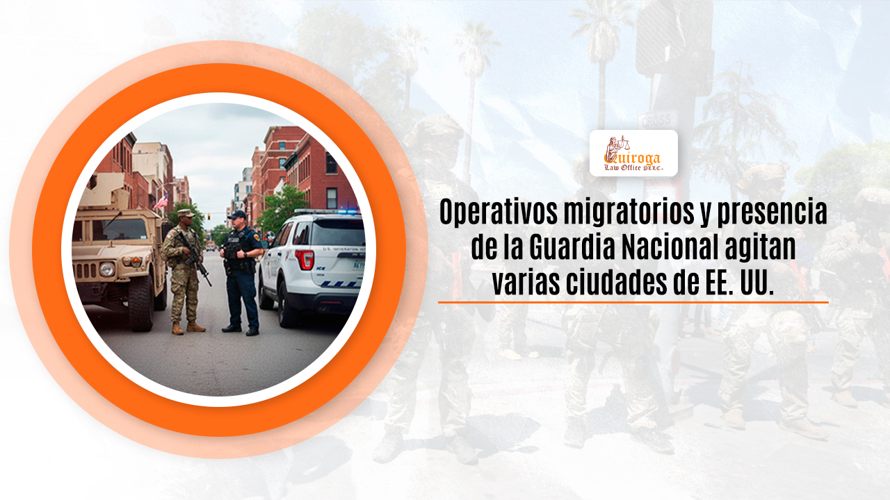Operativos migratorios y presencia de la Guardia Nacional agitan varias ciudades de USA