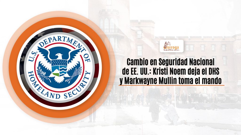 Cambio en Seguridad Nacional de EE. UU.: Kristi Noem deja el DHS y Markwayne Mullin toma el mando