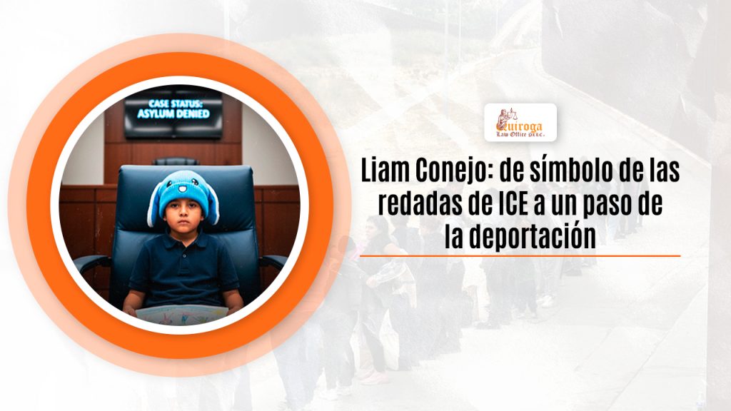 Liam Conejo de símbolo de las redadas de ICE a un paso de la deportación
