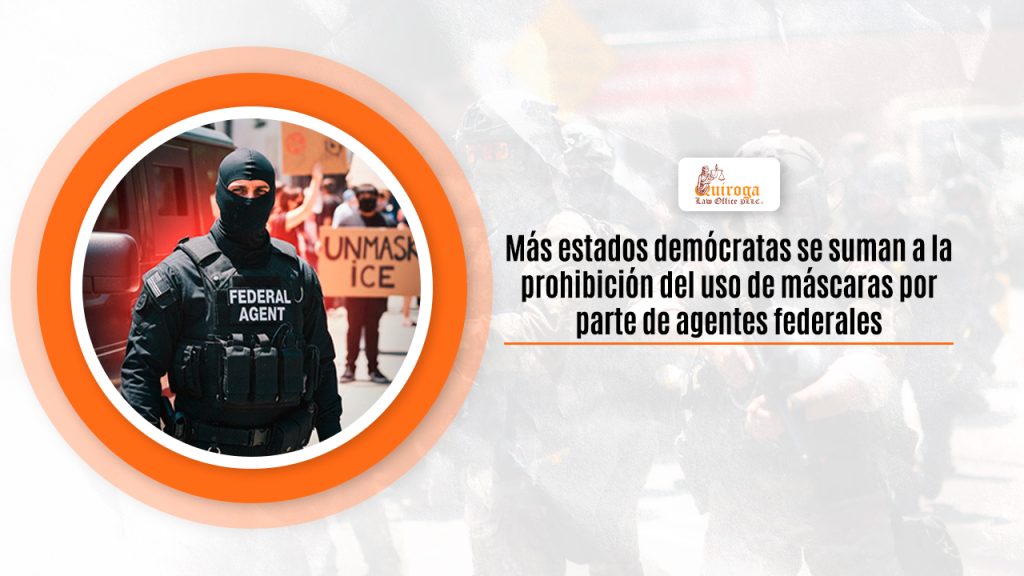 Más estados demócratas se suman a la prohibición del uso de máscaras por parte de agentes federales