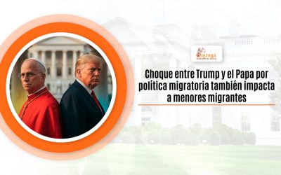 Choque entre Trump y el Papa por política migratoria también impacta a menores migrantes