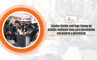 Estados Unidos restringe tiempo de estadía mediante visas para estudiantes extranjeros y periodistas