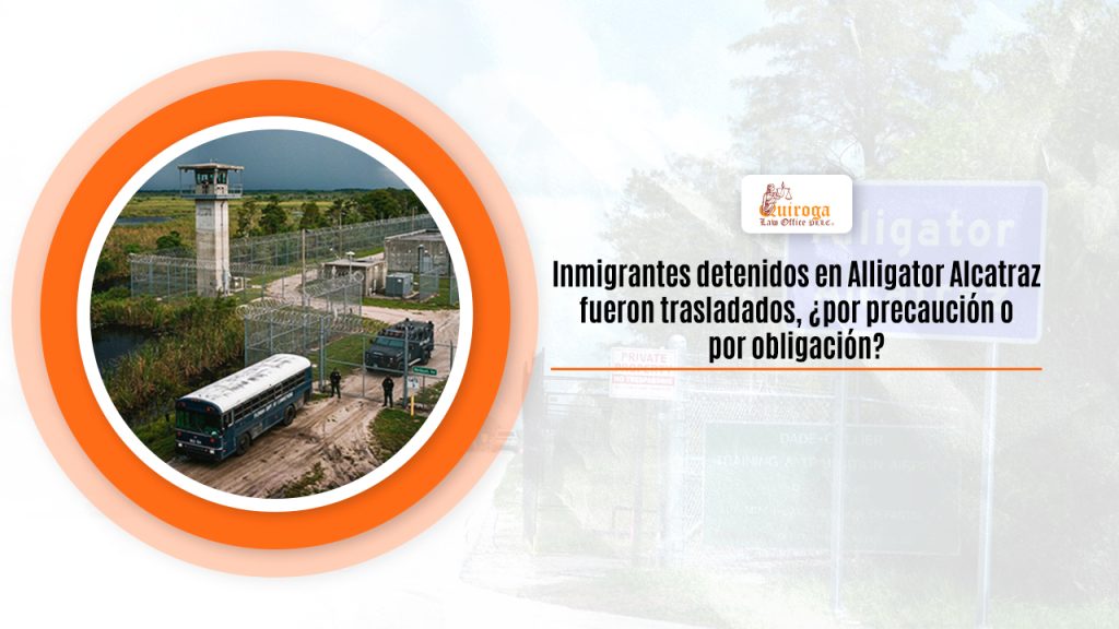 Inmigrantes detenidos en Alligator Alcatraz fueron trasladados, ¿por precaución o por obligación?