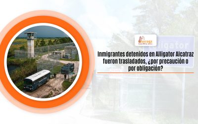 Inmigrantes detenidos en Alligator Alcatraz fueron trasladados, ¿por precaución o por obligación?