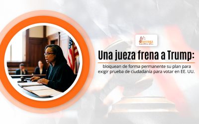 Una jueza frena a Trump: bloquean de forma permanente su plan para exigir prueba de ciudadanía para votar en EE. UU.