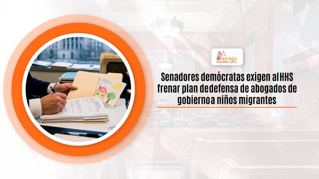 Senadores demócratas exigen al HHS frenar plan de defensa de abogados de gobierno a niños migrantes